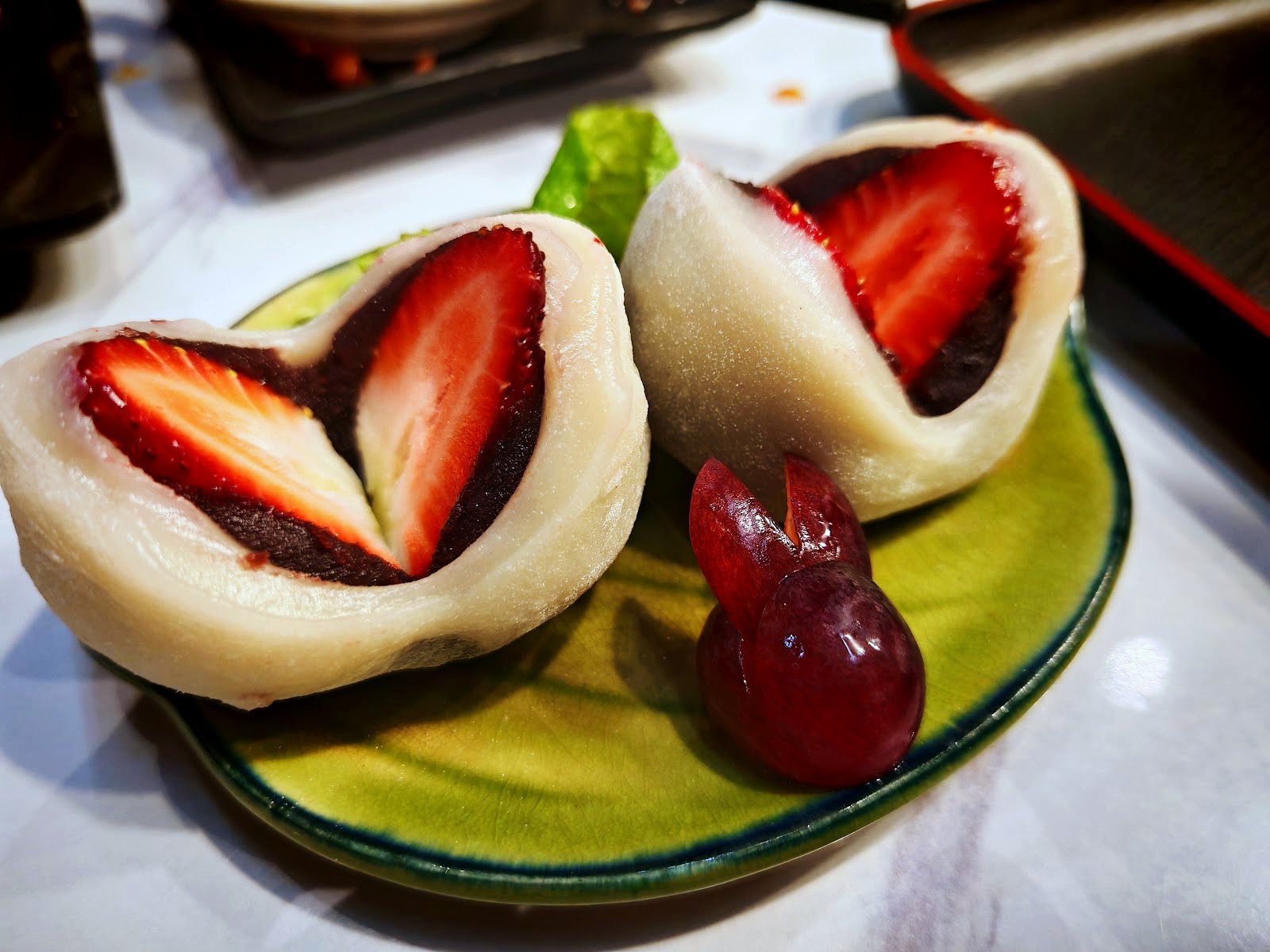 Fresh Strawberry Mochi Dessert